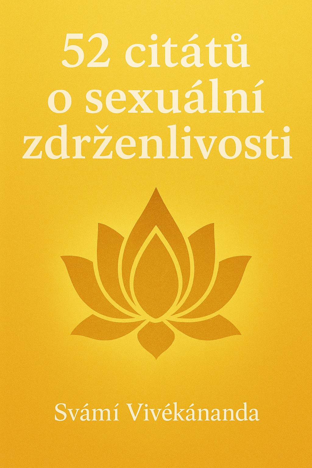 Obálka: 52 citátů o sexuální zdrženlivosti