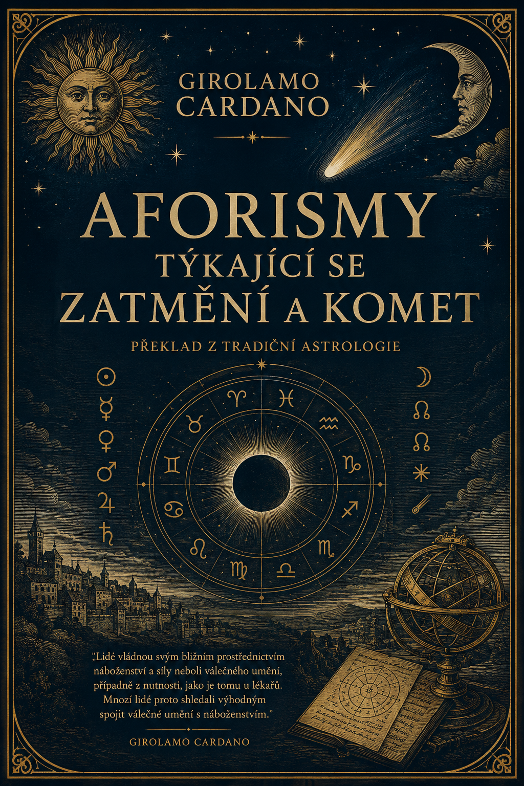 Obálka: Aforismy o zatměních a kometách