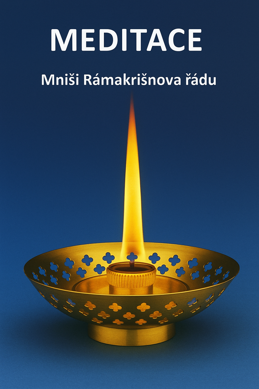 Obálka: Meditace. Mniši Rámakrišnova řádu.