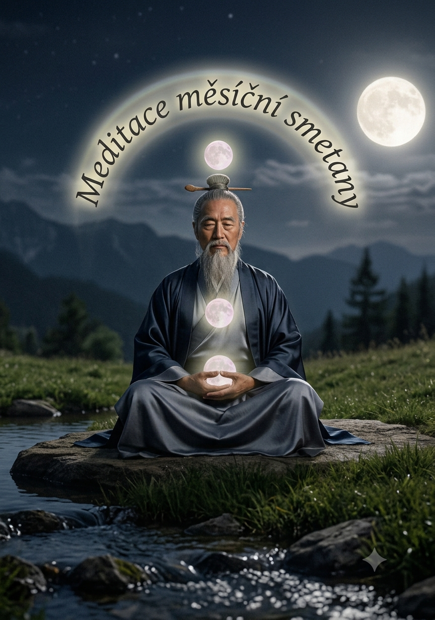 Obálka: Meditace shromažďování měsíční smetany