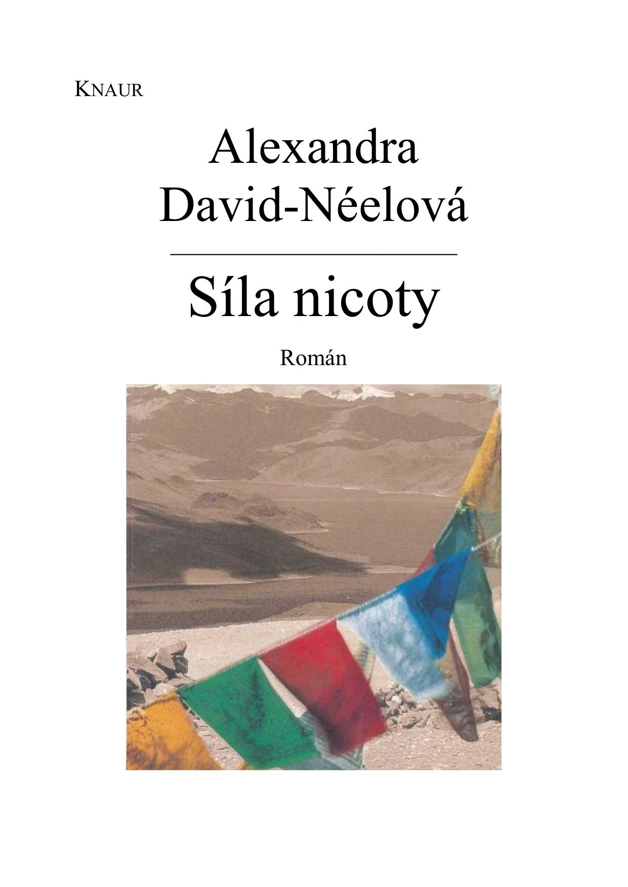 Obálka: Síla nicoty