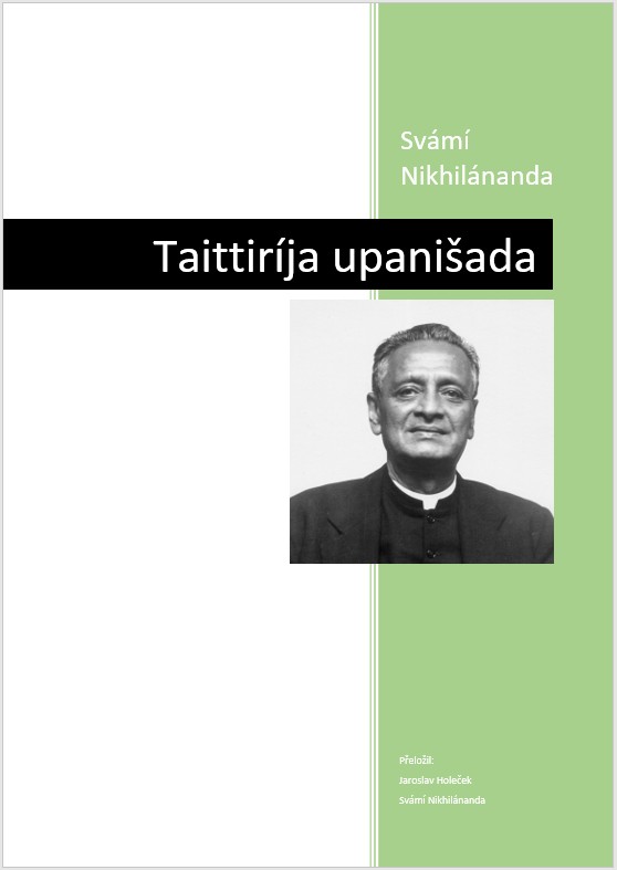 Obálka: Taittiríja upanišada